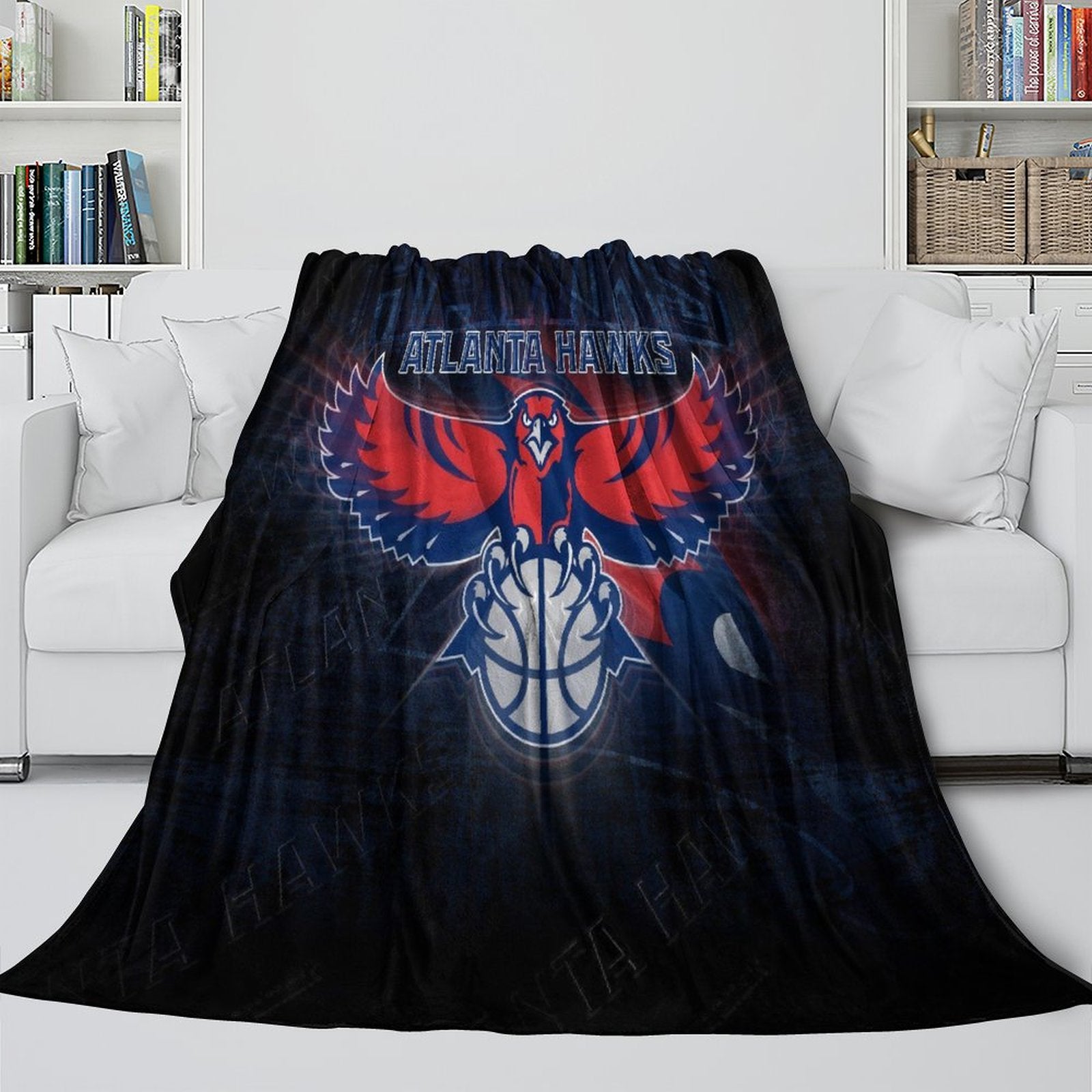 Atlanta Hawks Decke, Flanell-Fleece, Überwurf, Raumdekoration