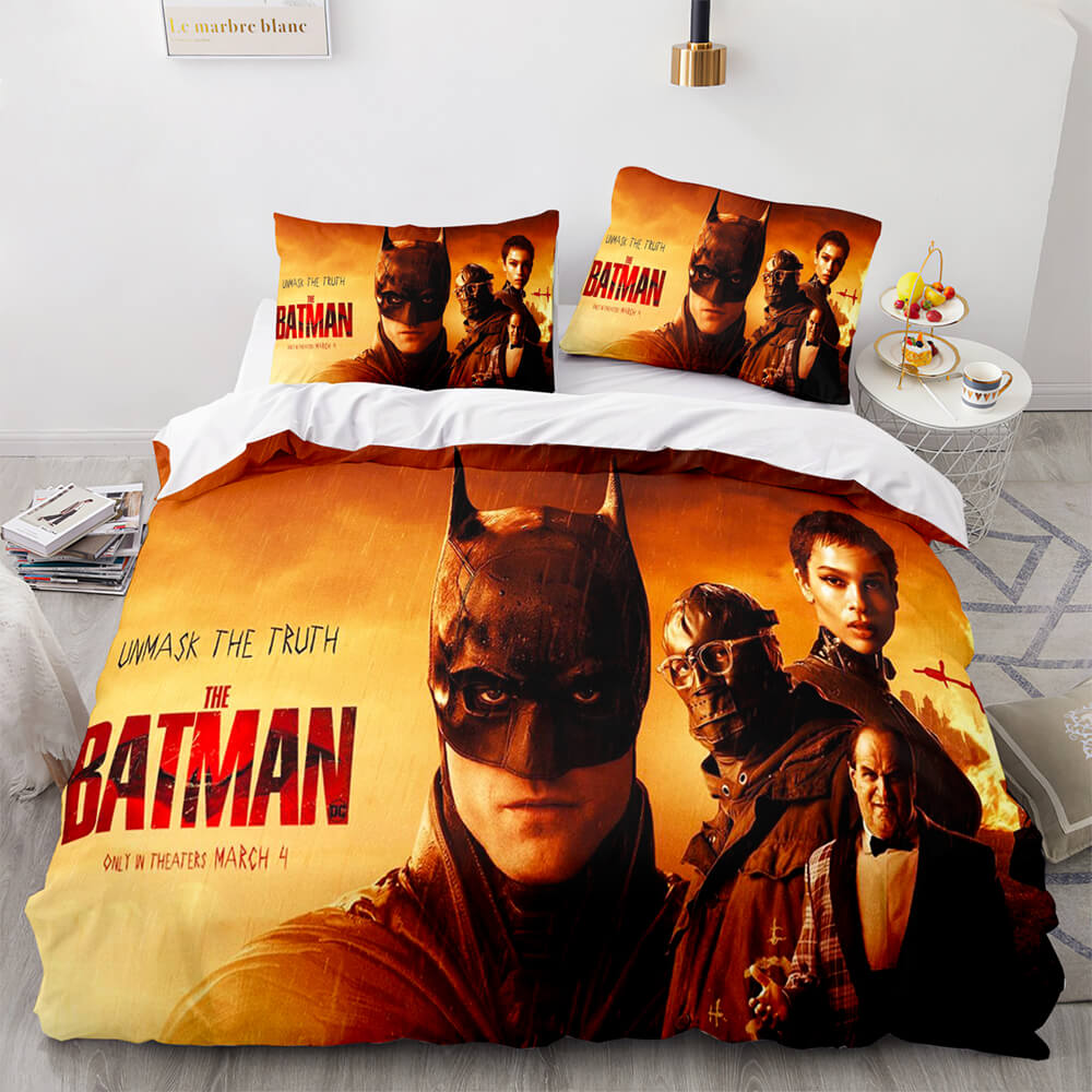 2022 The Batman Bettwäsche-Set Quilt Bettbezug Bettwäsche-Sets