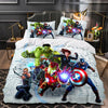 Marvel Avengers Cosplay UK Bettwäsche-Set Quilt Bettbezug Bett-Sets