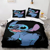 Cartoon Lilo und Stitch Cosplay Bettwäsche-Set Quilt Bettbezug Bett-Sets