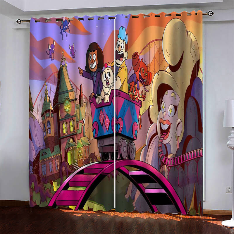 Panda-Vorhänge, Verdunkelungsvorhänge, Vorhänge für die Raumdekoration