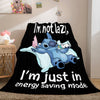 Lilo Stitch 2 hat eine Glitch-Decke, Flanell-Fleece-Überwurf, Cosplay-Decke