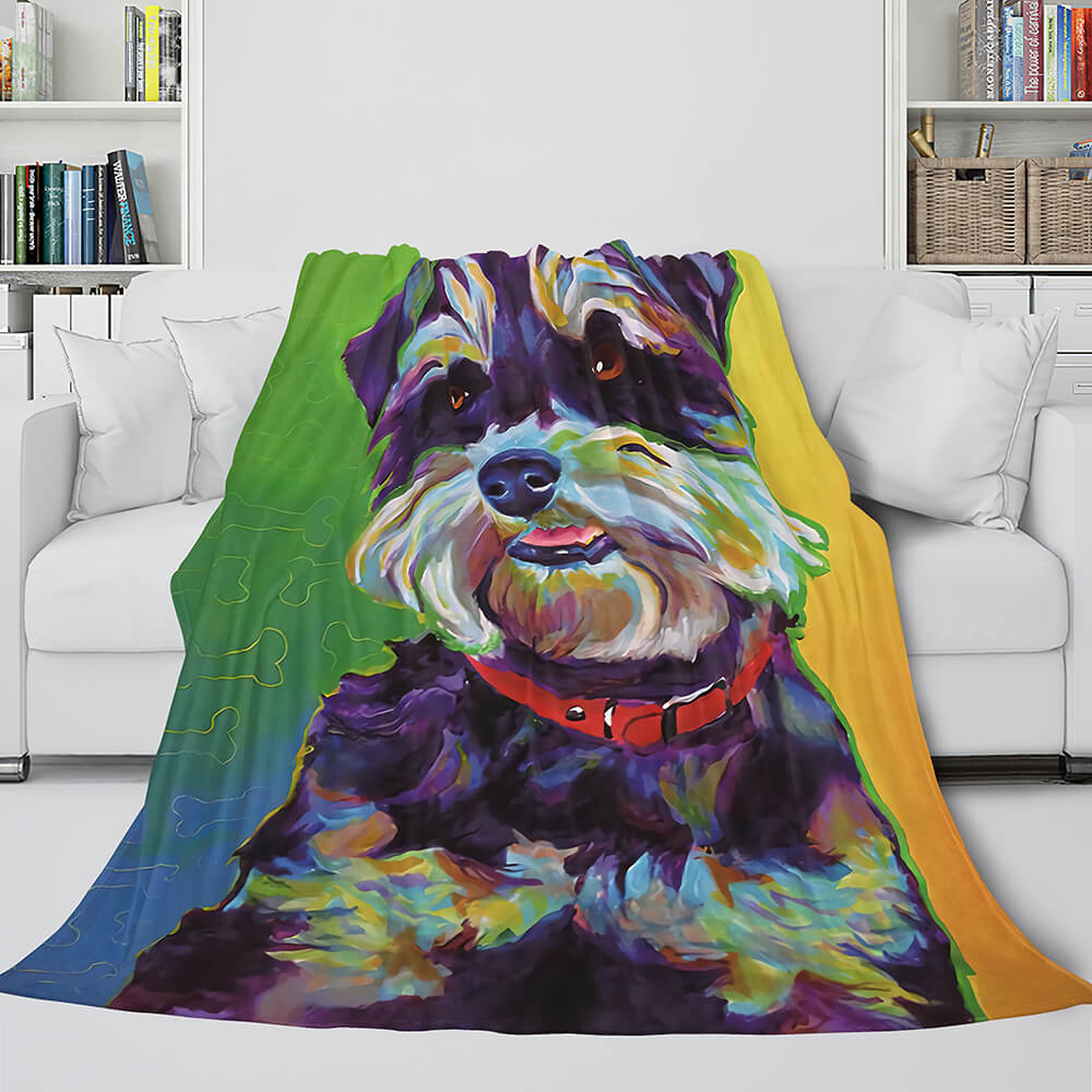 Flanell-Fleece-Decke für Haustiere, Welpen, Hunde, Dunelm-Bettwäsche, Steppdecke