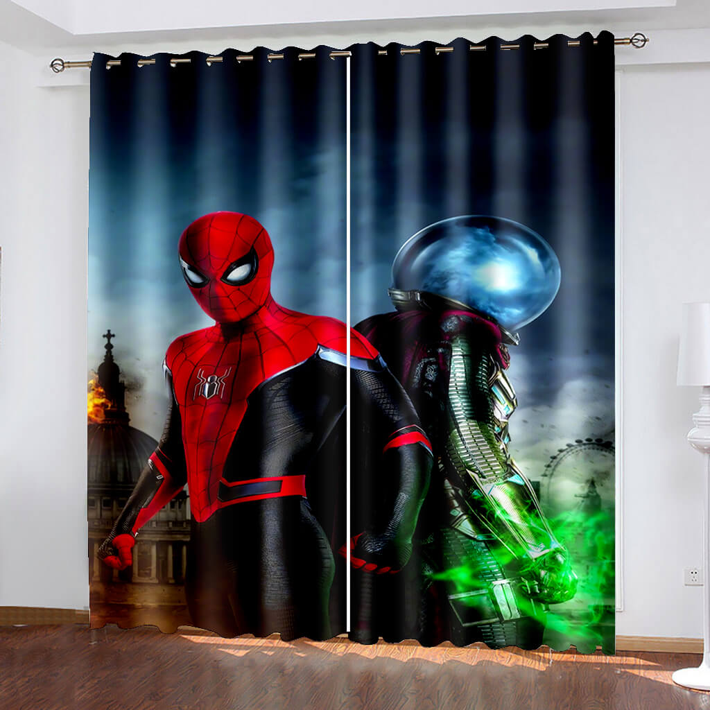Spiderman Vorhänge Cosplay Blackout Fensterbehandlungen Vorhänge für Raumdekoration