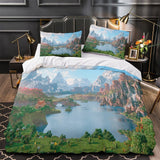 Laden Sie das Bild in den Galerie-Viewer, A Minecraft Movie Bedding Set Quilt Duvet Cover Without Filler
