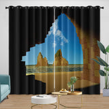 Laden Sie das Bild in den Galerie-Viewer, A Minecraft Movie Curtains Blackout Window Drapes Room Decoration