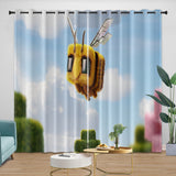 Laden Sie das Bild in den Galerie-Viewer, A Minecraft Movie Curtains Blackout Window Drapes Room Decoration