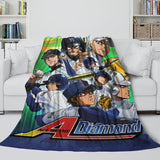 Laden Sie das Bild in den Galerie-Viewer, Ace of Diamond Blanket Flannel Fleece Throw Room Decoration