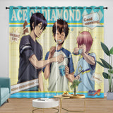 Laden Sie das Bild in den Galerie-Viewer, Ace of Diamond Curtains Blackout Window Drapes Room Decoration