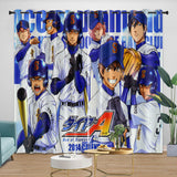 Laden Sie das Bild in den Galerie-Viewer, Ace of Diamond Curtains Blackout Window Drapes Room Decoration