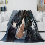 Laden Sie das Bild in den Galerie-Viewer, Ajin Demi-Human Blanket Flannel Fleece Throw Room Decoration