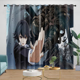 Laden Sie das Bild in den Galerie-Viewer, Ajin Demi-Human Curtains Blackout Window Drapes Room Decoration