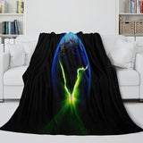 Laden Sie das Bild in den Galerie-Viewer, Alien Earth Blanket Pattern Flannel Throw Room Decoration