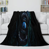 Laden Sie das Bild in den Galerie-Viewer, Alien Earth Blanket Pattern Flannel Throw Room Decoration