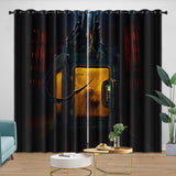 Laden Sie das Bild in den Galerie-Viewer, Alien Earth Curtains Pattern Blackout Window Drapes