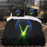 Laden Sie das Bild in den Galerie-Viewer, Alien Earth Duvet Cover Pattern Bedding Set Without Filler