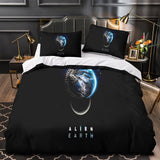 Laden Sie das Bild in den Galerie-Viewer, Alien Earth Duvet Cover Pattern Bedding Set Without Filler