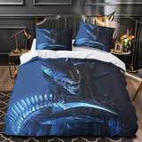 Laden Sie das Bild in den Galerie-Viewer, Alien Romulus Bedding Set Pattern Quilt Cover Without Filler