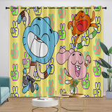 Laden Sie das Bild in den Galerie-Viewer, Amazing World of Gumball Curtains Movie Blackout Window Drapes