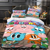 Laden Sie das Bild in den Galerie-Viewer, Amazing World of Gumball Duvet Cover Bedding Set Without Filler