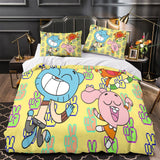 Laden Sie das Bild in den Galerie-Viewer, Amazing World of Gumball Duvet Cover Bedding Set Without Filler