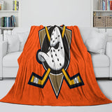 Laden Sie das Bild in den Galerie-Viewer, Anaheim Ducks Blanket Flannel Throw Kids Room Decoration