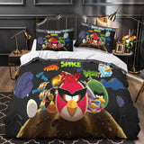 Laden Sie das Bild in den Galerie-Viewer, Angry Birds Bedding Set Pattern Quilt Cover Without Filler