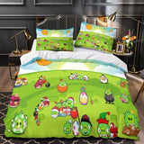 Laden Sie das Bild in den Galerie-Viewer, Angry Birds Bedding Set Pattern Quilt Cover Without Filler