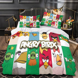 Laden Sie das Bild in den Galerie-Viewer, Angry Birds Bedding Set Pattern Quilt Cover Without Filler