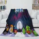 Laden Sie das Bild in den Galerie-Viewer, Angry Birds Blanket Flannel Fleece Throw Room Decoration