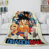 Laden Sie das Bild in den Galerie-Viewer, Anime Dragon Ball Blanket Flannel Fleece Throw Room Decoration