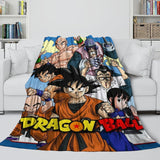 Laden Sie das Bild in den Galerie-Viewer, Anime Dragon Ball Blanket Flannel Fleece Throw Room Decoration