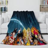 Laden Sie das Bild in den Galerie-Viewer, Anime Dragon Ball Blanket Flannel Fleece Throw Room Decoration