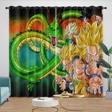 Laden Sie das Bild in den Galerie-Viewer, Anime Dragon Ball Curtains Kids Blackout Window Drapes