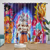 Laden Sie das Bild in den Galerie-Viewer, Anime Dragon Ball Curtains Kids Blackout Window Drapes