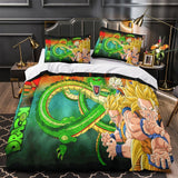 Laden Sie das Bild in den Galerie-Viewer, Anime Dragon Ball Kids Bedding Set Pattern Duvet Cover Without Filler