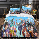 Laden Sie das Bild in den Galerie-Viewer, Anime Dragon Ball Kids Bedding Set Pattern Duvet Cover Without Filler
