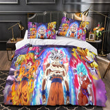 Laden Sie das Bild in den Galerie-Viewer, Anime Dragon Ball Kids Bedding Set Pattern Duvet Cover Without Filler