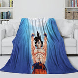 Laden Sie das Bild in den Galerie-Viewer, Anime Dragon Ball Throw Flannel Kids Room Blanket Decoration