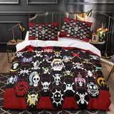 Laden Sie das Bild in den Galerie-Viewer, Anime One Piece Bedding Set Kids Duvet Cover Without Filler