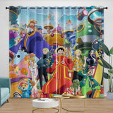 Laden Sie das Bild in den Galerie-Viewer, Anime One Piece Curtains Kids Blackout Window Drapes