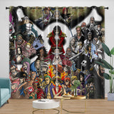 Laden Sie das Bild in den Galerie-Viewer, Anime One Piece Curtains Pattern Blackout Window Drapes