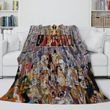 Laden Sie das Bild in den Galerie-Viewer, Anime One Piece Throw Flannel Pattern Blanket Kids Room Decoration