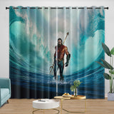 Laden Sie das Bild in den Galerie-Viewer, Aquaman and the Lost Kingdom Curtains Blackout Window Drapes