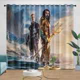 Laden Sie das Bild in den Galerie-Viewer, Aquaman and the Lost Kingdom Curtains Blackout Window Drapes