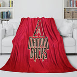 Laden Sie das Bild in den Galerie-Viewer, Arizona Diamondbacks Blanket Flannel Throw Room Decoration