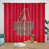 Laden Sie das Bild in den Galerie-Viewer, Arizona Diamondbacks Curtains Blackout Window Drapes Room Decoration