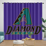 Laden Sie das Bild in den Galerie-Viewer, Arizona Diamondbacks Curtains Blackout Window Drapes Room Decoration