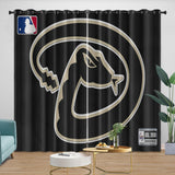Laden Sie das Bild in den Galerie-Viewer, Arizona Diamondbacks Curtains Blackout Window Drapes Room Decoration
