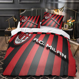 Laden Sie das Bild in den Galerie-Viewer, Associazione Calcio Milan Duvet Cover Bedding Set Without Filler